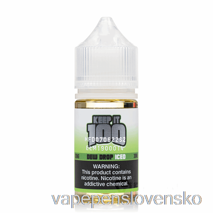 Kvapka Rosy ľadová - Udržujte Ju 100 Solí - 30 Ml 50 Mg Vape Pero